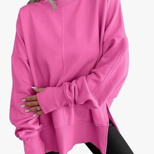 Amazon Women's Bright Pink Sweatshirt